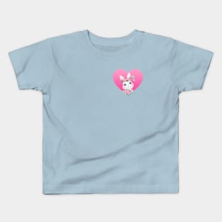 Bunny Rabbit Cute flower Kids T-Shirt